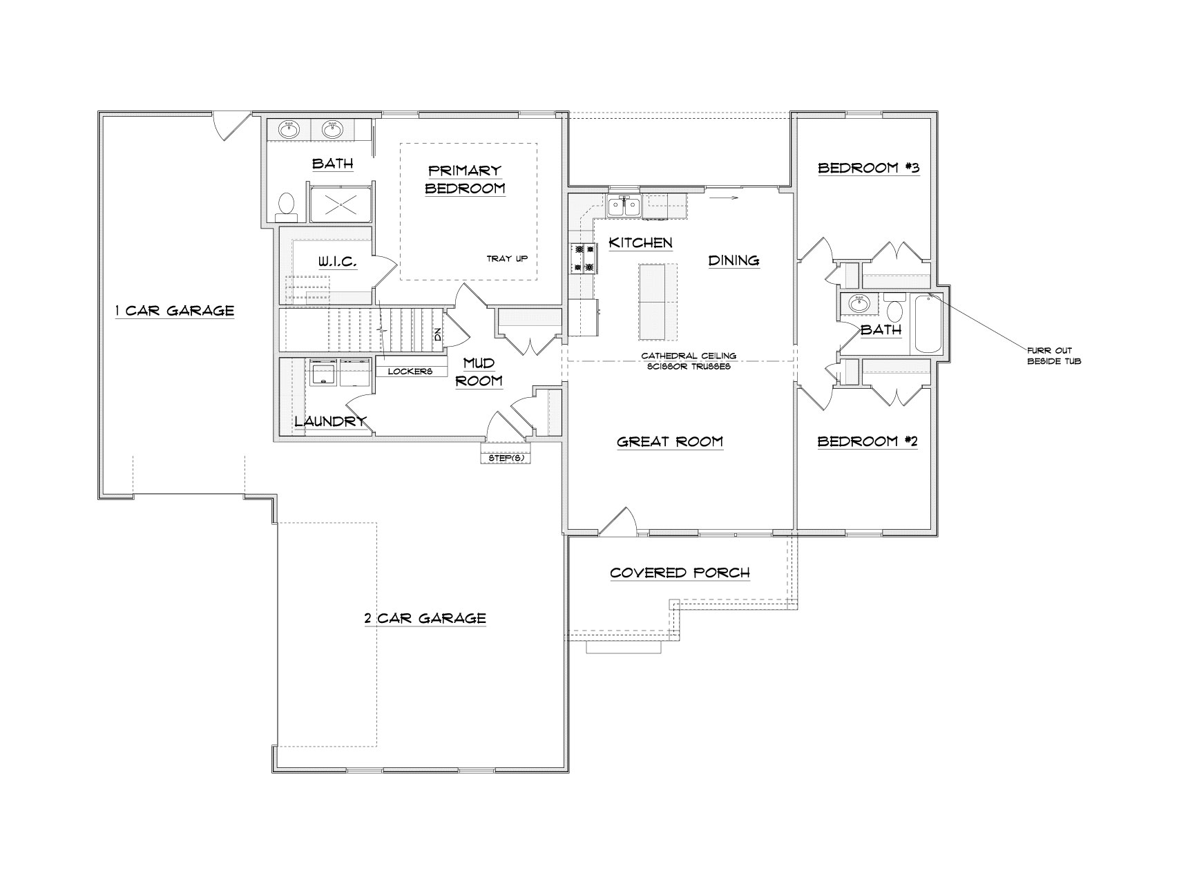 Main floor floor plan in South Bend, 23410 Harold Dr