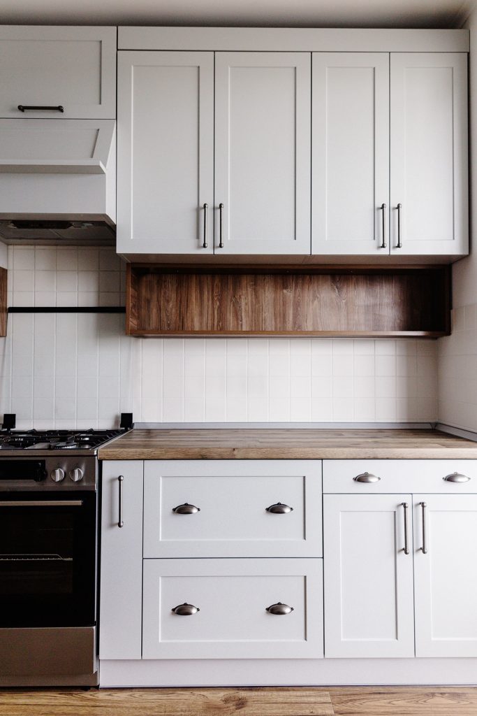 luxury modern kitchen furniture grey color steel handle oven sink wooden tabletop floor gray cabinets scandinavian style home renovation stylish kitchen interior design web